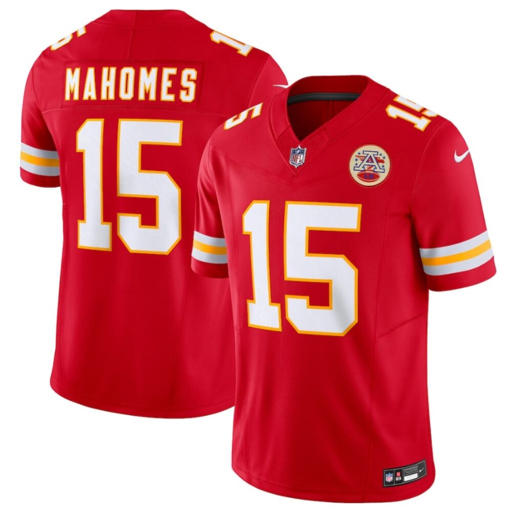 Men's Kansas City Chiefs Patrick Mahomes Red Jersey